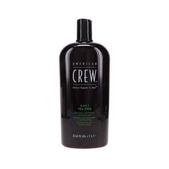 Juukse- ja kehahooldustoode 3in1 American Crew Tea Tree, 250 ml hind ja info | American Crew Kosmeetika, parfüümid | kaup24.ee