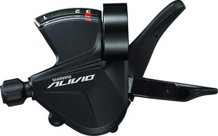 Käiguvahetuse nupp Shimano Alivio M2010 3 käiku, vasakpoolne hind ja info | Muud jalgratta varuosad | kaup24.ee