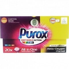 Purox pesukapslid, 20x16 g цена и информация | Средства для стирки | kaup24.ee