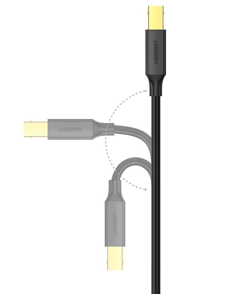 Ugreen USB B - USB 2.0, 1.5 m hind ja info | Kaablid ja juhtmed | kaup24.ee