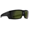 Солнечные очки SPY Optic Rebar ANSI, матовые черные с серо-зелеными линзами