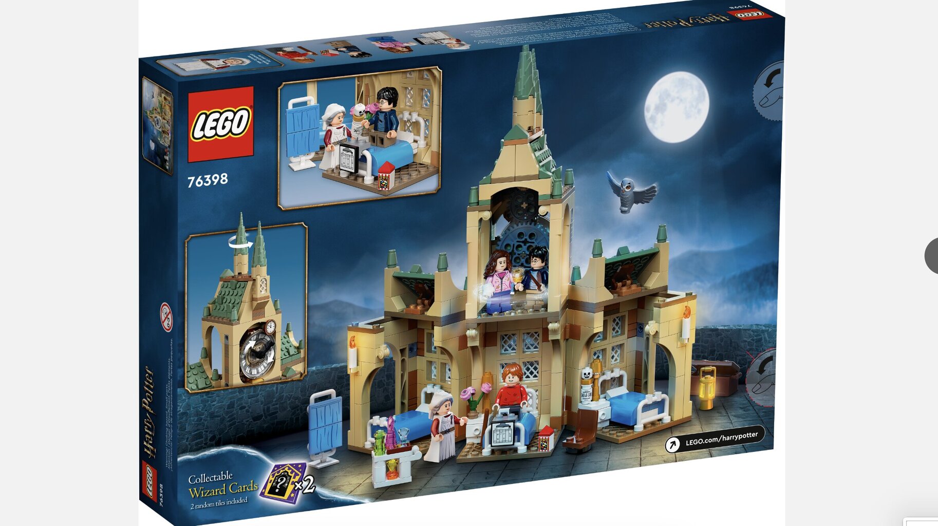 76398 LEGO® Harry Potter Sigatüüka haiglatiib цена и информация | Klotsid ja konstruktorid | kaup24.ee