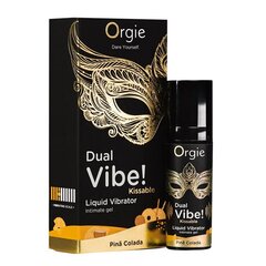Geel Orgie Dual Vibe, 15 ml цена и информация | Лубриканты | kaup24.ee