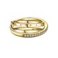 Pandora Kullatud põimitud sõrmus Pavé tsirkoonidega 169057C01 hind ja info | Sõrmused | kaup24.ee
