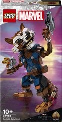 76282 Lego® Marvel Rocket ja Beebi-Groot 76282 цена и информация | Конструкторы и кубики | kaup24.ee