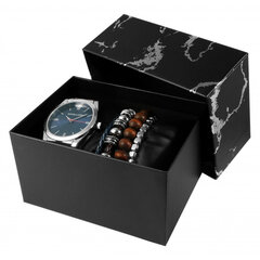 Подарочный набор Excellanc с мужскими наручными часами и четырьмя браслетами цена и информация | Мужские часы | kaup24.ee