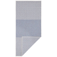 Kahepoolne vaip - matt NORTHRUGS Twin Supreme Blue Cream, 80x350 cm hind ja info | Vaibad | kaup24.ee