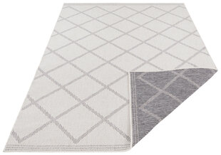 Kahepoolne vaip NORTHRUGS Twin Supreme Grey Cream, 80x150 cm hind ja info | Vaibad | kaup24.ee