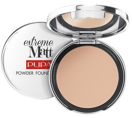 Pupa Extreme Matt Compact Powder Foundation  тональный крем 11 g, 020 Light Beige цена и информация | Пудры, базы под макияж | kaup24.ee