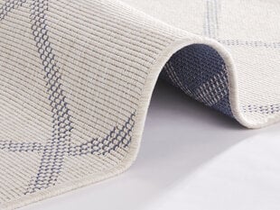 Kahepoolne vaip - matt NORTHRUGS Twin Supreme Blue Cream, 80x250 cm цена и информация | Ковры | kaup24.ee