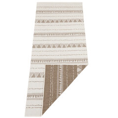 Kahepoolne vaip - matt NORTHRUGS Twin Supreme Brown Cream, 80x250 cm hind ja info | Vaibad | kaup24.ee