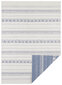 Kahepoolne vaip NORTHRUGS Twin Supreme Cream Blue, 200x290 cm hind ja info | Vaibad | kaup24.ee