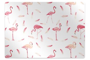 Põrandat kaitsev matt Decormat, Flamingode kari цена и информация | Офисные кресла | kaup24.ee