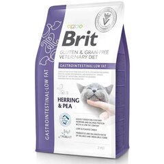 Brit Veterinary Diets Cat для кошек с расстройствами пищеварения с селедкой, горошком и лососем, 5 кг цена и информация | Сухой корм для кошек | kaup24.ee