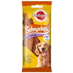 Pedigree Schmackos Multi Mix täiskasvanud koertele koos lihaga, 30x36 g цена и информация | Лакомства для собак | kaup24.ee