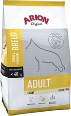 Arion для собак мелких и средних пород с ожирением, 12 кг цена и информация | Сухой корм для собак | kaup24.ee