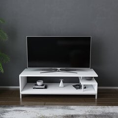 TV alus Asir, 120x44,6x37,6 cm, valge цена и информация | Тумбы под телевизор | kaup24.ee