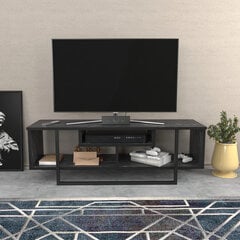TV alus Asir, 120x35,2x40,2 cm, must hind ja info | TV alused | kaup24.ee