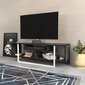 TV alus Asir, 120x35,2x40,2 cm, must/valge hind ja info | TV alused | kaup24.ee
