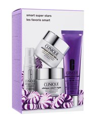 Näohoolduskomplekt Clinique Smart Super Stars Skincare Set: päevakreem Repair Treatment Retinol, 30 ml + päevakreem Smart SPF15, 15 ml + öökreem Smart Night, 15 ml + silmakreem Eye Treatment, 5 ml цена и информация | Кремы для лица | kaup24.ee