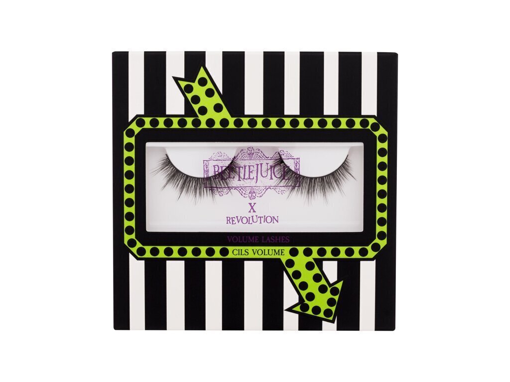 Kunstripsmed Makeup Revolution London Beetlejuice hind ja info | Kunstripsmed, ripsmekoolutajad | kaup24.ee