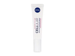 Крем для глаз и губ Nivea Hyaluron Cellular Expert Filler Eyes &amp; Lips Contour Cream, 15 мл цена и информация | Сыворотки, кремы для век | kaup24.ee