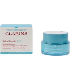 Clarins Hydra-Essentiel siidine päevakreem, 50 ml цена и информация | Кремы для лица | kaup24.ee