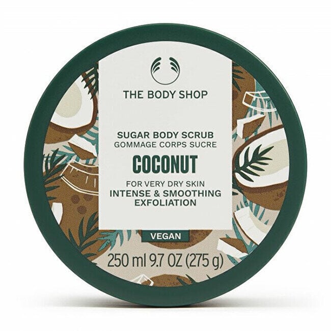 The Body Shop kookospähkli kehakoorimine, 250 ml цена и информация | Kehakoorijad | kaup24.ee