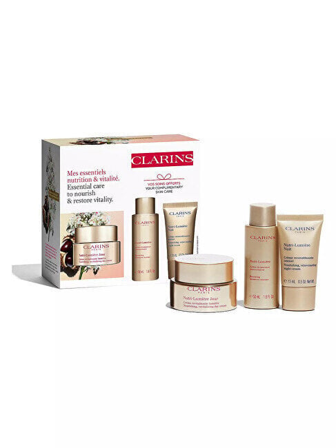 Clarins Nourishing &amp; Revitalising Essentials näohoolduskomplekt naistele: päevakreem, 50 ml + öökreem, 50 ml + näokreem, 15 ml hind ja info | Näokreemid | kaup24.ee