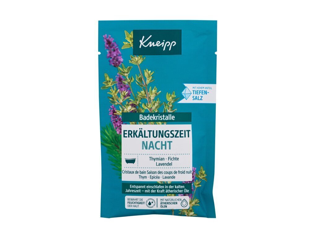 Vannikristallid Kneipp Cold Time Night, 60 g цена и информация | Dušigeelid, õlid | kaup24.ee