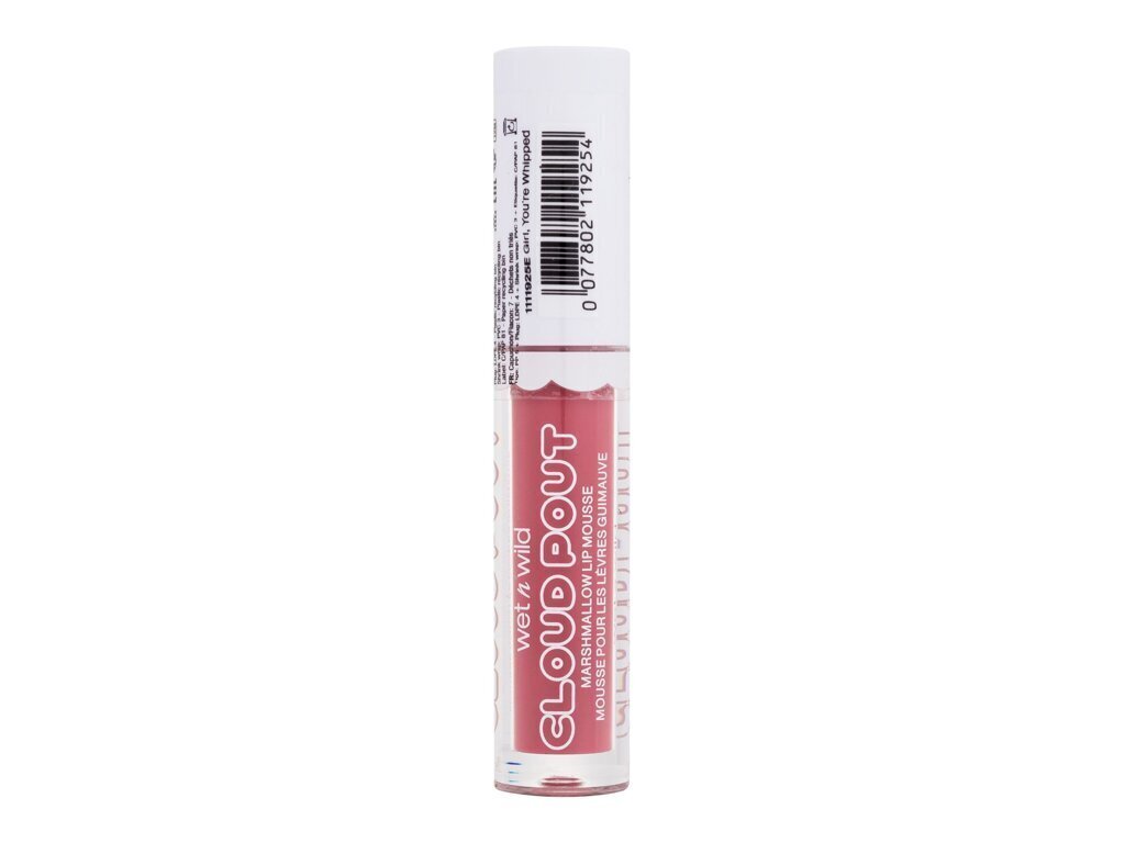 Lūpų dažai Wet N Wild vedel huulepulk Cloud Pout, Girl, You&#39;re Whipped, 3 ml цена и информация | Huulepulgad, -läiked, -palsamid, vaseliin | kaup24.ee