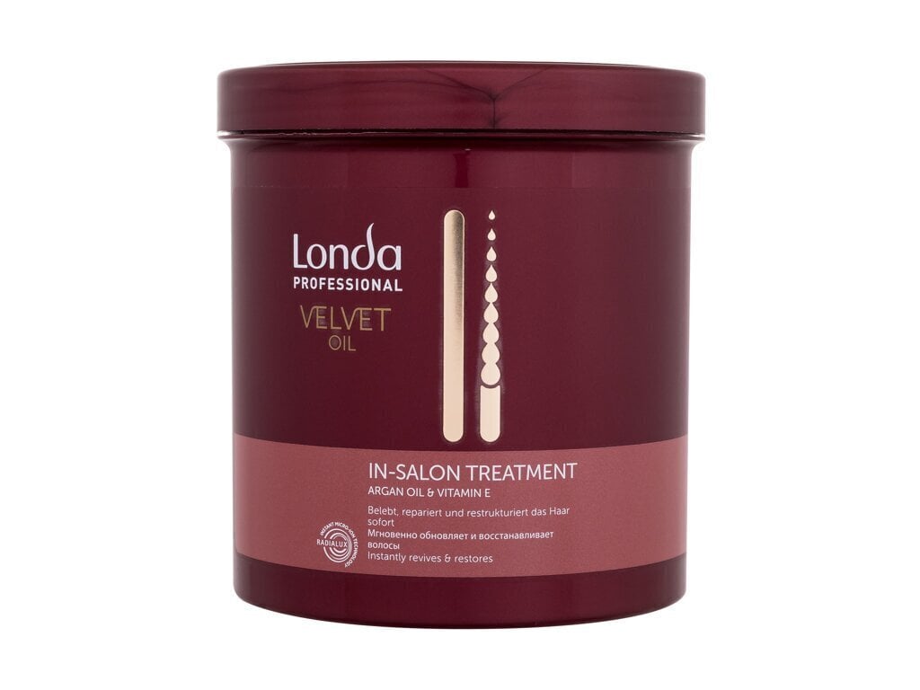 Toitev juuksemask Londa Professional Velvet Oil In-Salon Treatment, 750 ml цена и информация | Maskid, õlid, seerumid | kaup24.ee