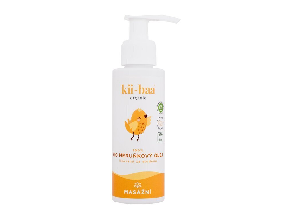Kehaõli lastele Kii-Baa Organic 100% Bio Oil Apricot, 100 ml hind ja info | Laste ja ema kosmeetika | kaup24.ee