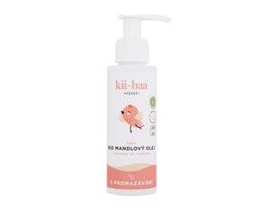 Kehaõli lastele Kii-Baa Organic Baby Bio Almond, 100 ml hind ja info | Laste ja ema kosmeetika | kaup24.ee