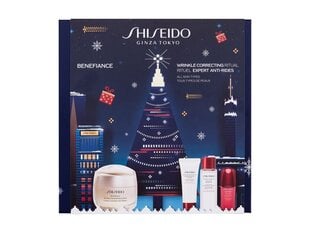 Набор для ухода за лицом Shiseido Benefiance Holiday Kit для женщин: крем Anti-Wrinkle Smoothing Cream, 50 мл + очищающая пенка Clarifying Cleansing Foam, 15 мл + лосьон Balancing Care Lotion, 30 мл + сыворотка Concentrated Energizing Activating Serum, цена и информация | Кремы для лица | kaup24.ee