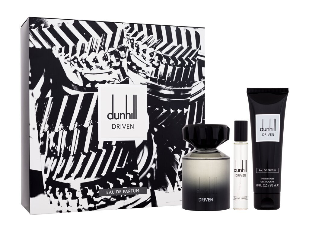 Komplekt Dunhill Driven meestele: parfüümvesi, 100+15 ml, + dušigeel, 90 ml цена и информация | Meeste parfüümid | kaup24.ee
