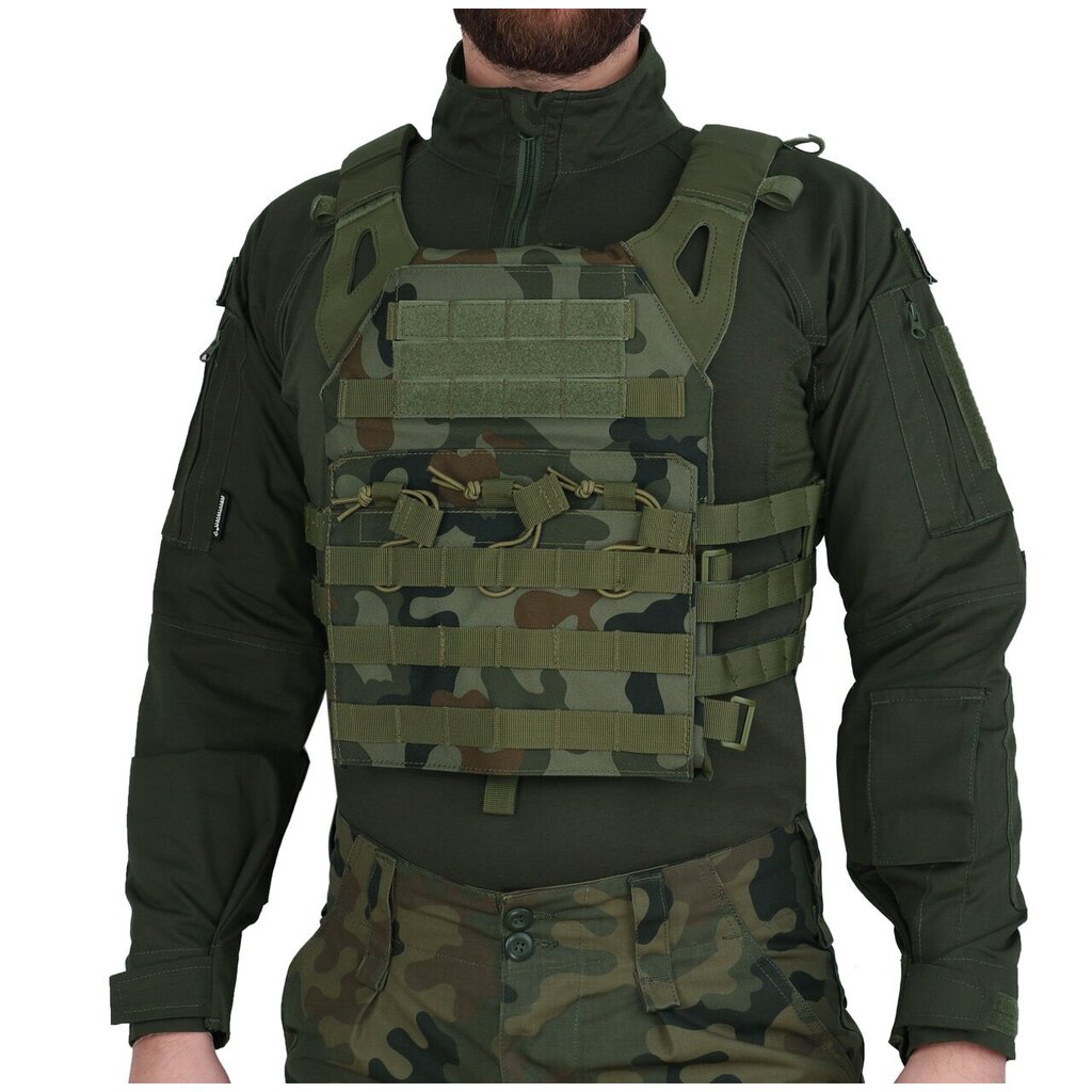 Meeste dressipluus Dominator Urban Combat Combat Shirt roheline L hind ja info | Meeste pusad | kaup24.ee