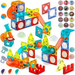 Магнитные блоки со светом, 70 штук цена и информация | Конструкторы и кубики | kaup24.ee