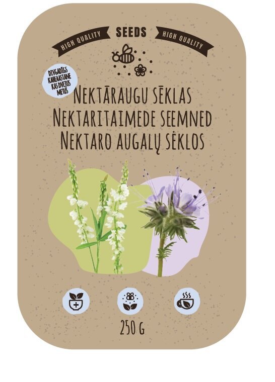 Nektaritaimede seemned Ecobreez, 250 g цена и информация | Lilleseemned | kaup24.ee