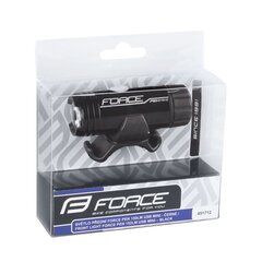 Передний фонарь Force Pen Mini 150LM USB, черный цена и информация | Велосипедные фонари, отражатели | kaup24.ee