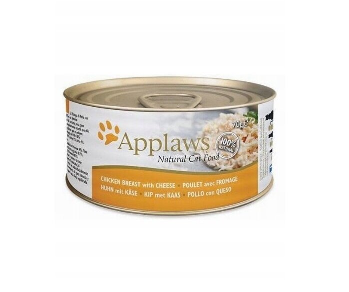 Applaws Cat Tin täiskasvanud kassidele kanaga, 72x156 g hind ja info | Konservid kassidele | kaup24.ee