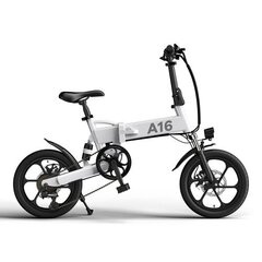 Elektrijalgratas ADO A16+ 16", valge hind ja info | Elektrirattad | kaup24.ee