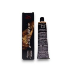 Краска для волос Wella Professionals, Koleston Perfect 8 / 03, 60 мл цена и информация | Краска для волос | kaup24.ee