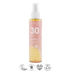 Alphanova Sun SPF50 veekindel sprei päevitusõli vaarikaseemne ja jojobaõliga monoi lõhnaga, 125 ml цена и информация | Кремы от загара | kaup24.ee