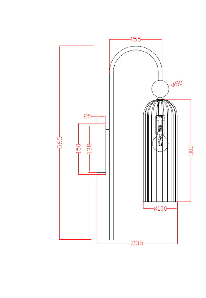 Light Prestige seinavalgusti Piega, merevaiguvärvi цена и информация | Seinavalgustid | kaup24.ee