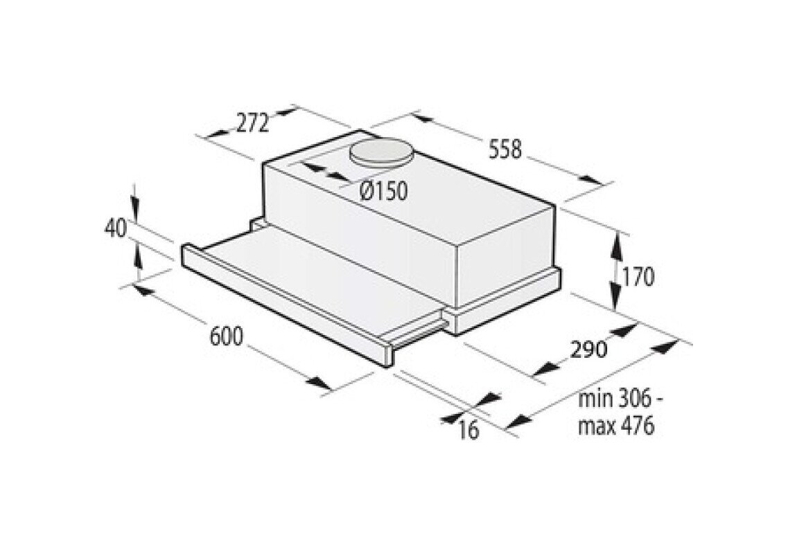 Gorenje TH62E4X цена и информация | Õhupuhastid | kaup24.ee