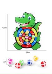 Laste noolemängu komplekt Montessori Crocky Bob цена и информация | Развивающие игрушки | kaup24.ee