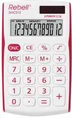 Kalkulaator Rebell RE SHC312 RD hind ja info | Kirjatarbed | kaup24.ee