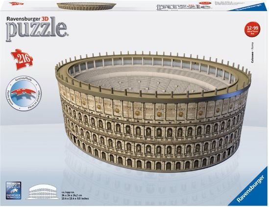 Pusle Ravensburger 3D Koloseum, 216 tk hind ja info | Pusled | kaup24.ee
