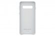 Samsung EF-VG973LWEGWW nahkkate Samsung G973 Galaxy S10 jaoks valge hind ja info | Telefoni kaaned, ümbrised | kaup24.ee